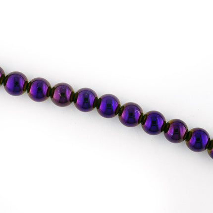 6mm Electric Blue Hematine