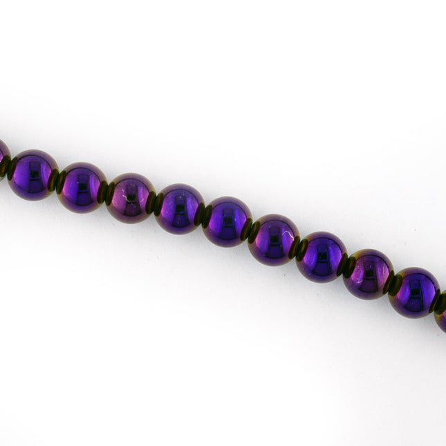 6mm Electric Blue Hematine