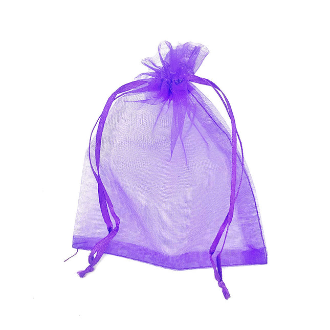 Deep Purple Chiffon Gift Bag