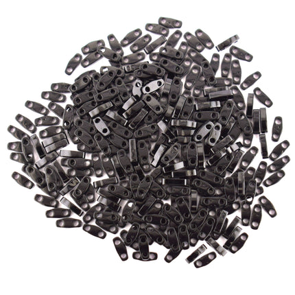 QTL401 Opaque Black Miyuki Quarter Tila Beads