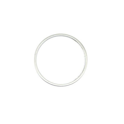 20mm Medium Round Quicklinks Silver Plated