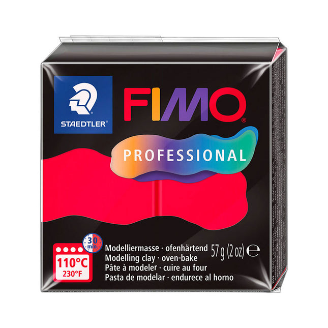 Fimo Professional Red Polymer Clay 57g