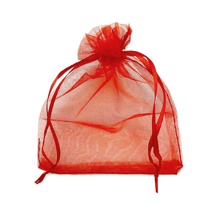 Red Chiffon Gift bags