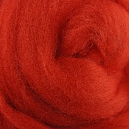 Red 20g Felt Merino Roving