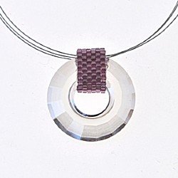 DB249 Lined Crystal Purple Miyuki Delica Bead Size 11