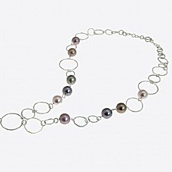25mm Large Round Quicklinks Silver Plated
