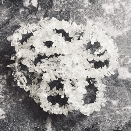 Semi-Precious Rock Crystal Tumblechip