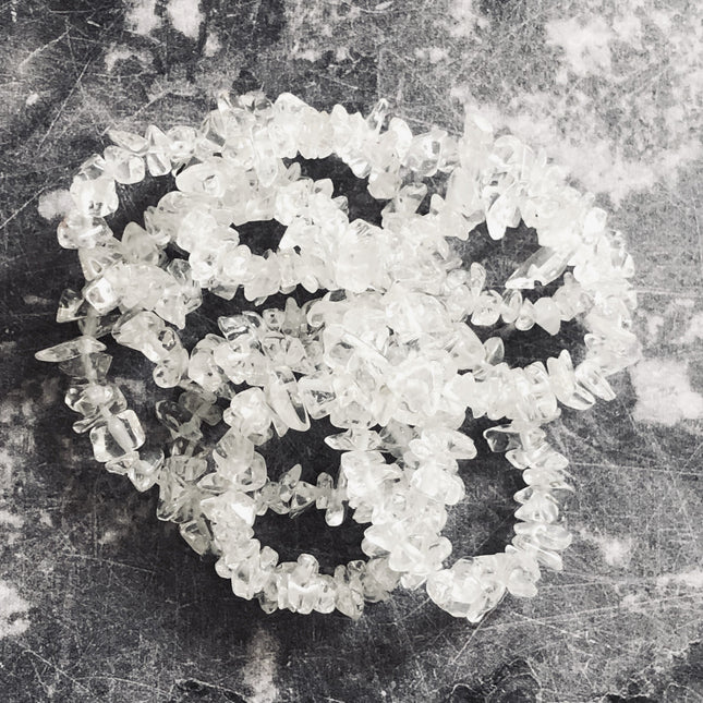 Semi-Precious Rock Crystal Tumblechip