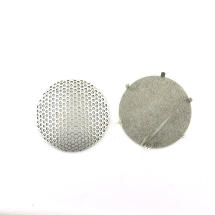 23mm Round Sieve Cabochon Antique Silver *