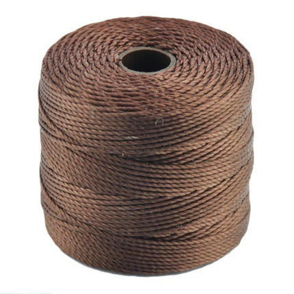s-lon brown beading thread