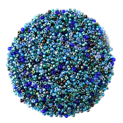 Size 11 Miyuki Peacock Mixed Seed Beads