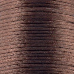 1mm Brown Satin Cord (Rattail)