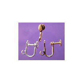 Ear Screw Clip Gold Plated