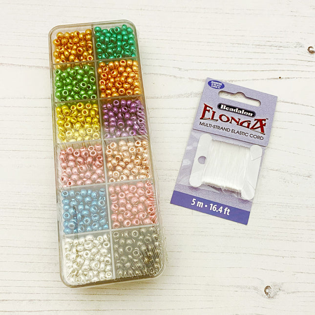czech glass seed bead bracelet making kit