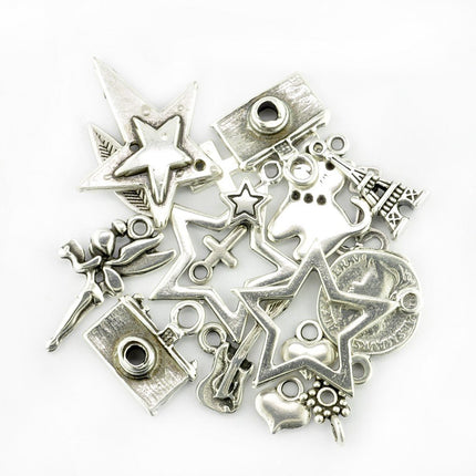 Silver Colour Mixed Charms 20g
