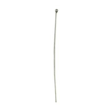 Ball Headpin 50mm Silver Plated