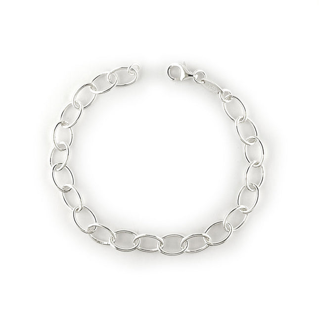 Silver Plated Charm Bracelet