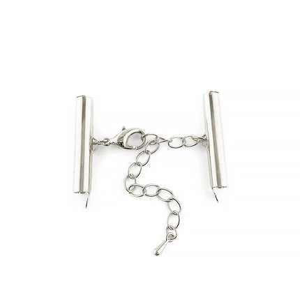 25mm Silver Plated Slide Connector
