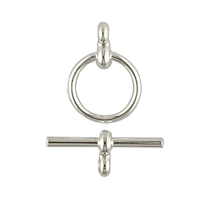 Toggle Clasp Silver Plated