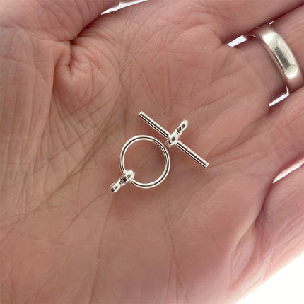 Toggle Clasp Silver Plated