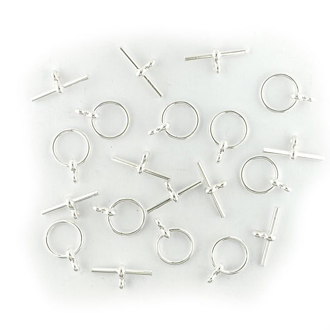 Toggle Clasp Silver Plated