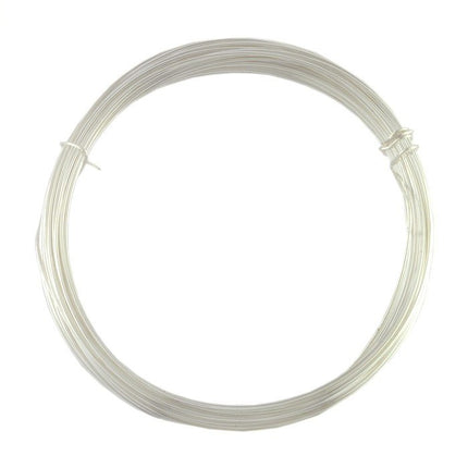 0.6mm silver plated craft wire or 22 gauge craft wire