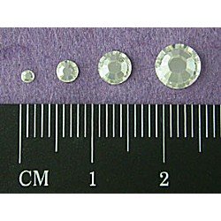 3mm Blue Zircon (SS12) Swarovski Diamantes Qty.100