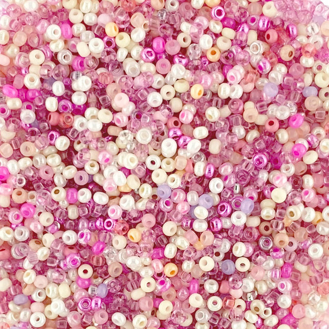 Size 11 Miyuki Pink Mixed Seed Beads