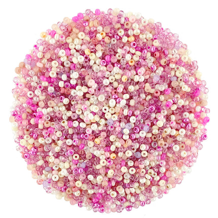 Size 11 Miyuki Pink Mixed Seed Beads