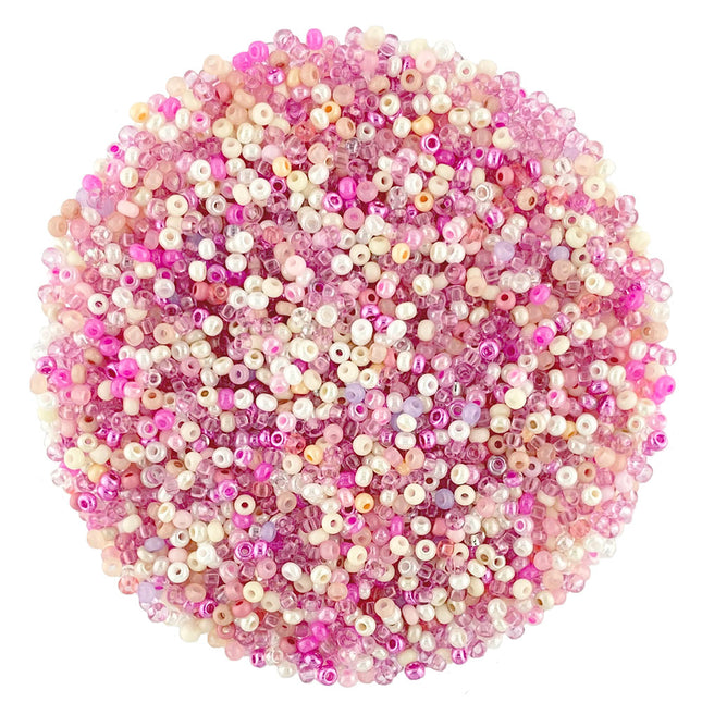 Size 11 Miyuki Pink Mixed Seed Beads