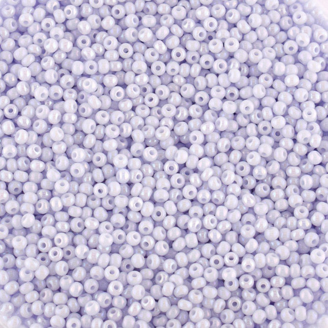 Size 11 Pearl Lilac AB Preciosa Seed Beads