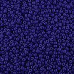Size 11 Opaque Navy Blue Preciosa Seed Beads