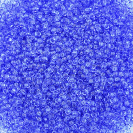 Size 11 Transparent Blue Preciosa Seed Beads