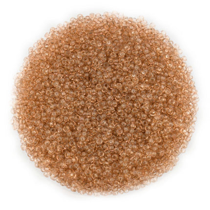 Size 11 Transparent Brown Preciosa Seed Beads