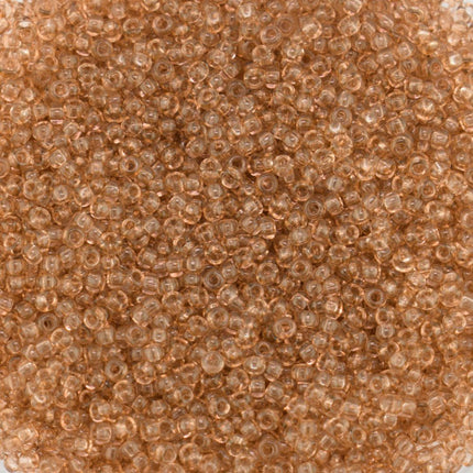 Size 11 Transparent Brown Preciosa Seed Beads