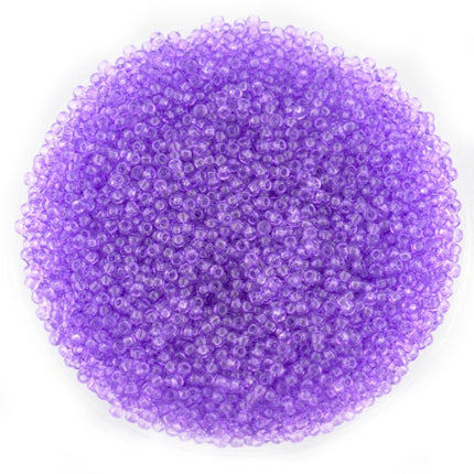 Size 11 Transparent Purple Preciosa Seed Beads