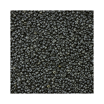 Preciosa czech glass size 15 seed beads haematite