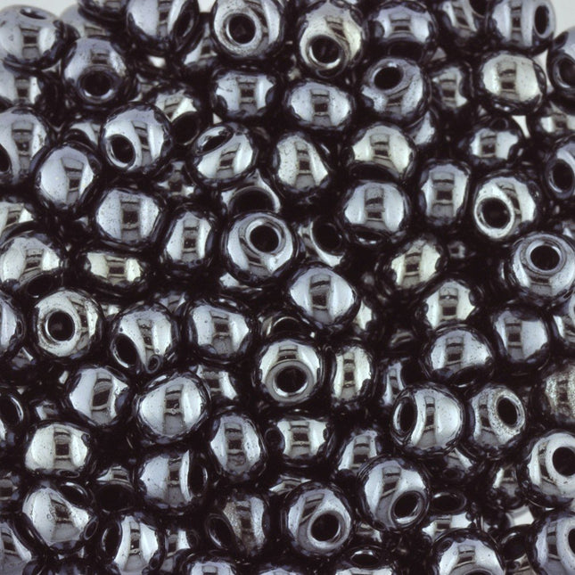Seed Beads Size 3 Haematite