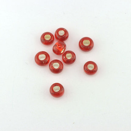 Size 3 Silver Lined Red Seed Beads