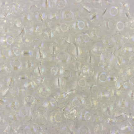 Size 5 Crystal AB Seed Beads