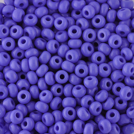 Size 5 Opaque Blue Seed Beads