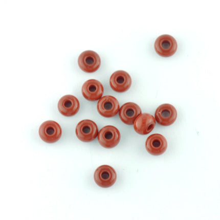 Size 5 Opaque Red Seed Beads