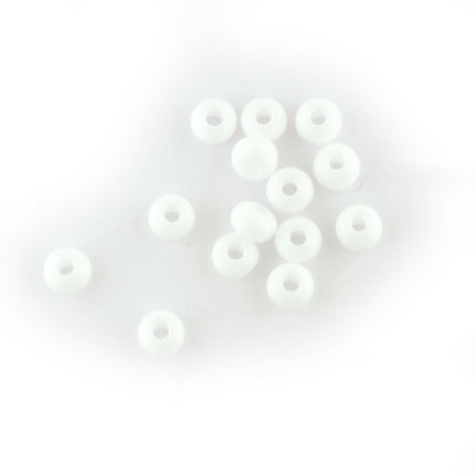 Size 5 Opaque White Seed Beads