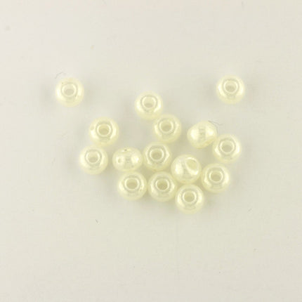 Size 5 Pearl Ivory Seed Beads