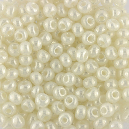 Size 5 Pearl Ivory Seed Beads