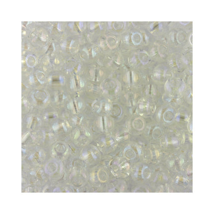 czech glass size 5 crystal ab seed beads