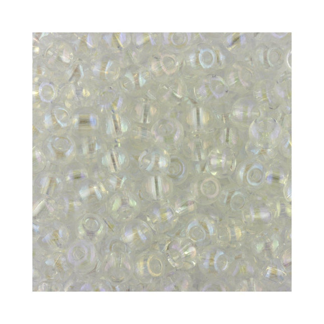 czech glass size 5 crystal ab seed beads