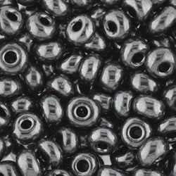 Size 5 Haematite Seed Beads