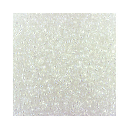 Size 11 Crystal AB Seed Beads