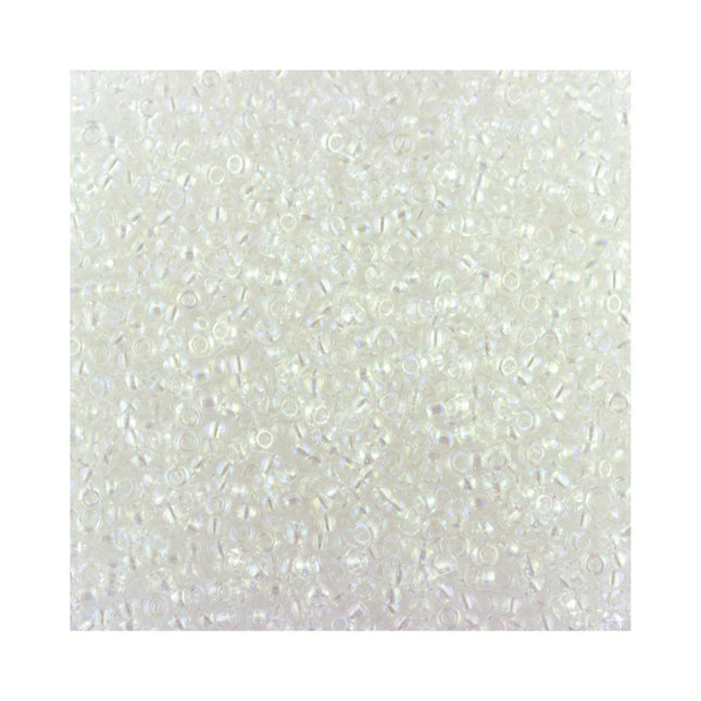 Size 11 Crystal AB Preciosa Seed Beads